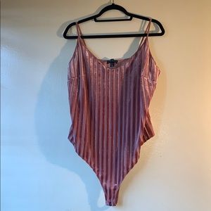 Velvet & Mesh Bodysuit